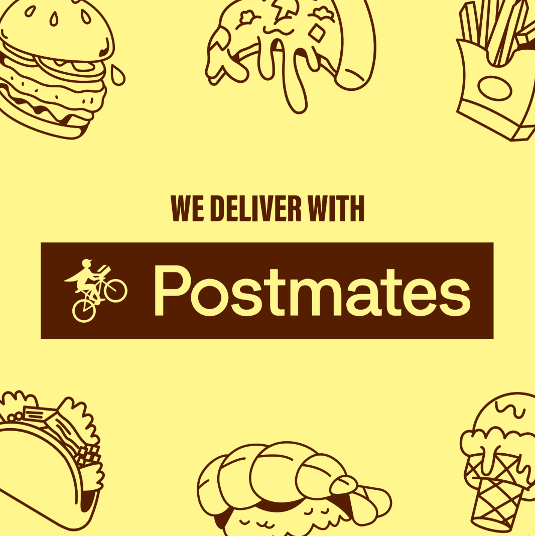 Postmates Window Cling - Standard